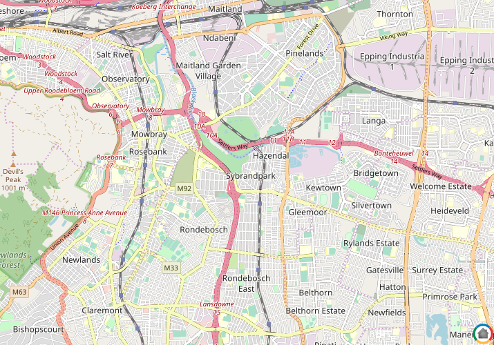 Map location of Sybrandpark